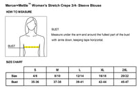 Load image into Gallery viewer, The Citadel C, Class Reunion 1989, Mercer+Mettle™ Women&#39;s Stretch Crepe 3/4-Sleeve Blouse- Size Chart
