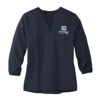 Load image into Gallery viewer, The Citadel C, Class Reunion 1989, Mercer+Mettle™ Women&#39;s Stretch Crepe 3/4-Sleeve Blouse
