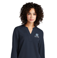 Load image into Gallery viewer, The Citadel C, Class Reunion 1989, Mercer+Mettle™ Women&#39;s Stretch Crepe 3/4-Sleeve Blouse

