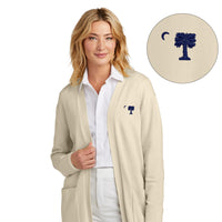 Load image into Gallery viewer, The Citadel, Big Red, Mercer+Mettle® Women’s Open-Front Cardigan Sweater- Birch
