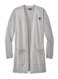 Load image into Gallery viewer, The Citadel, Big Red, Mercer+Mettle® Women’s Open-Front Cardigan Sweater- Grey
