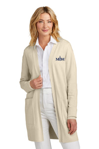 Load image into Gallery viewer, The Citadel, Mom and Spike, Mercer+Mettle® Women’s Open-Front Cardigan Sweater - Birch
