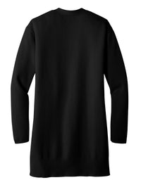 Load image into Gallery viewer, The Citadel, Spike, Mercer+Mettle® Women’s Open-Front Cardigan Sweater- Birch - Black - back
