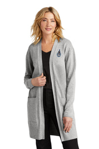 Load image into Gallery viewer, The Citadel, Spike, Mercer+Mettle® Women’s Open-Front Cardigan Sweater- Grey
