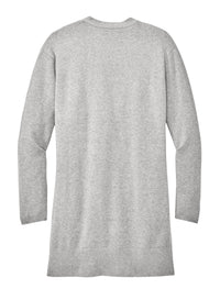 Load image into Gallery viewer, The Citadel, Spike, Mercer+Mettle® Women’s Open-Front Cardigan Sweater- Grey- Back
