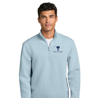 Load image into Gallery viewer, The Citadel, Big Red 3D Effect Logo, Mercer+Mettle® Soft Spacer 1/4-Zip - Light Blue
