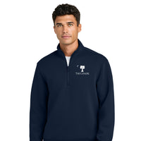 Load image into Gallery viewer, The Citadel, Big Red 3D Effect Logo, Mercer+Mettle® Soft Spacer 1/4-Zip - Navy
