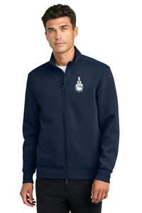 Load image into Gallery viewer, The Citadel, 3D Effect Spike Logo, Mercer+Mettle® Soft Spacer Full-Zip- Navy
