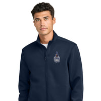 Load image into Gallery viewer, The Citadel, Embroidered Spike Logo, Mercer+Mettle® Soft Spacer Full-Zip - Navy
