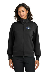 Load image into Gallery viewer, The Citadel, Mom Spike, Mercer+Mettle® Women’s Soft Spacer Full-Zip - Black
