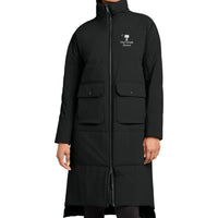 Load image into Gallery viewer, The Citadel, Big Red Alumni, MiiR® Women’s Sashiko Stretch Puffy Long Jacket
