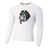 Load image into Gallery viewer, The Citadel, Club Sports - Judo, A4 Adult Polyester Spandex Long Sleeve Compression T-Shirt- White
