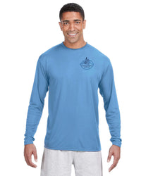 Load image into Gallery viewer, The Citadel, Alumni Club, Northwest Georgia, A4 Cooling Performance Long Sleeve Tee- Carolina Blue
