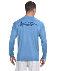 Load image into Gallery viewer, The Citadel, Alumni Club, Northwest Georgia, A4 Cooling Performance Long Sleeve Tee- Carolina Blue
