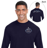 Load image into Gallery viewer, The Citadel, Alumni Club, Northwest Georgia, A4 Cooling Performance Long Sleeve Tee- Navy
