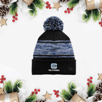 Load image into Gallery viewer, The Citadel, C Star Logo, Embroidered, Blue, Limited Edition New Era ® Knit Chilled Pom

