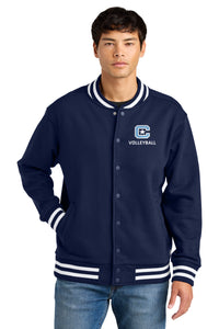 Load image into Gallery viewer, The Citadel, C Star, Volleyball, Varsity Heavyweight Fleece Jacket
