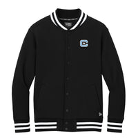 Load image into Gallery viewer, The Citadel, C Star Logo, Varsity Heavyweight Fleece Jacket - Black
