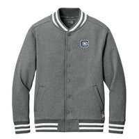 Load image into Gallery viewer, The Citadel, C Star Logo, Varsity Heavyweight Fleece Jacket - Gray
