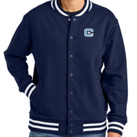 Load image into Gallery viewer, The Citadel, C Star, Varsity Heavyweight Fleece Jacket - Navy
