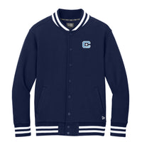 Load image into Gallery viewer, The Citadel, C Star, Varsity Heavyweight Fleece Jacket - Navy

