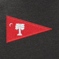 Load image into Gallery viewer, The Citadel Burgee, Club Sports - Sailing , The North Face Chest Logo Pullover Hoodie - Black Healther
