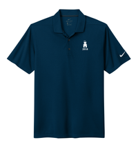 Load image into Gallery viewer, The Citadel, Class Of 2018, Barracks, Nike Dri-FIT Micro Pique 2.0 Polo-Navy
