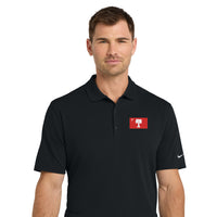 Load image into Gallery viewer, The Citadel, Big Red Flag, Nike Dri-FIT Micro Pique 2.0 Polo - Black
