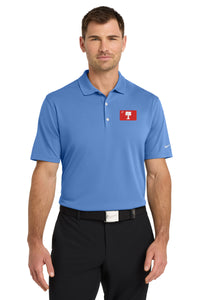 Load image into Gallery viewer, The Citadel, Big Red Flag, Nike Dri-FIT Micro Pique 2.0 Polo - Carolina Blue
