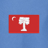 Load image into Gallery viewer, The Citadel, Big Red Flag, Nike Dri-FIT Micro Pique 2.0 Polo - Carolina Blue
