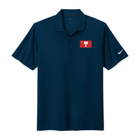 Load image into Gallery viewer, The Citadel, Big Red Flag, Nike Dri-FIT Micro Pique 2.0 Polo - Navy
