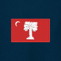Load image into Gallery viewer, The Citadel, Big Red Flag, Nike Dri-FIT Micro Pique 2.0 Polo - Navy
