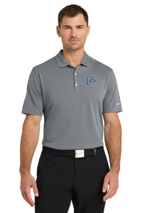 Load image into Gallery viewer, The Citadel, Jumping Bulldog, Nike Dri-FIT Micro Pique 2.0 Polo - Grey
