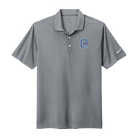 Load image into Gallery viewer, The Citadel, Jumping Bulldog, Nike Dri-FIT Micro Pique 2.0 Polo - Grey
