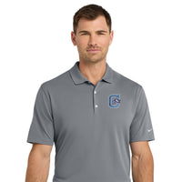 Load image into Gallery viewer, The Citadel, Jumping Bulldog, Nike Dri-FIT Micro Pique 2.0 Polo - Grey
