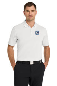 Load image into Gallery viewer, The Citadel, Jumping Bulldog, Nike Dri-FIT Micro Pique 2.0 Polo - White
