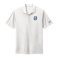 Load image into Gallery viewer, The Citadel, Jumping Bulldog, Nike Dri-FIT Micro Pique 2.0 Polo - White
