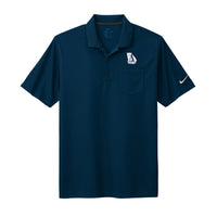 Load image into Gallery viewer, The Citadel, Atlanta Citadel Club, Altenative Logo, Nike Dri-FIT Micro Pique 2.0 Pocket Polo- Navy
