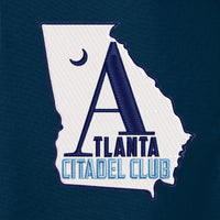 Load image into Gallery viewer, The Citadel, Atlanta Citadel Club, Altenative Logo, Nike Dri-FIT Micro Pique 2.0 Pocket Polo- Navy
