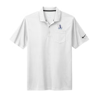 Load image into Gallery viewer, The Citadel, Atlanta Citadel Club, Altenative Logo, Nike Dri-FIT Micro Pique 2.0 Pocket Polo- White

