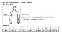 Load image into Gallery viewer, The Citadel, Atlanta Citadel Club, Altenative Logo, Nike Dri-FIT Micro Pique 2.0 Pocket Polo- Size Chart
