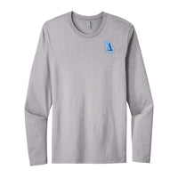 Load image into Gallery viewer, The Citadel, Atlanta Citadel Club, Next Level Apparel® Cotton Long Sleeve Tee - Heather Grey
