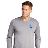 Load image into Gallery viewer, The Citadel, Atlanta Citadel Club, Next Level Apparel® Cotton Long Sleeve Tee - Heather Grey
