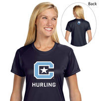 Load image into Gallery viewer, The Citadel, Club Sports - Hurling, A4 Ladies&#39; Cooling Performance T-Shirt- Navy
