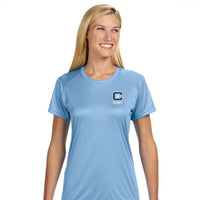 Load image into Gallery viewer, The Citadel, Club Sports - Rugby, A4 Ladies&#39; Cooling Performance T-Shirt - Carolina Blue

