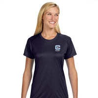 Load image into Gallery viewer, The Citadel, Club Sports - Rugby, A4 Ladies&#39; Cooling Performance T-Shirt - Navy
