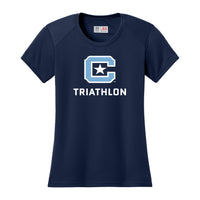 Load image into Gallery viewer, The Citadel C, Club Sports - Triathlon, A4 Ladies' Cooling Performance T-Shirt - Navy
