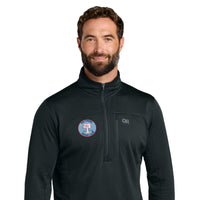 Load image into Gallery viewer, The Citadel, Club Sports - Hockey, Outdoor Research® Tech Grid 1/4-Zip Fleece - Black
