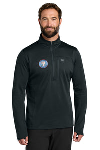 Load image into Gallery viewer, The Citadel, Club Sports - Hockey, Outdoor Research® Tech Grid 1/4-Zip Fleece - Black

