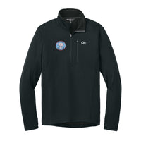 Load image into Gallery viewer, The Citadel, Club Sports - Hockey, Outdoor Research® Tech Grid 1/4-Zip Fleece - Black
